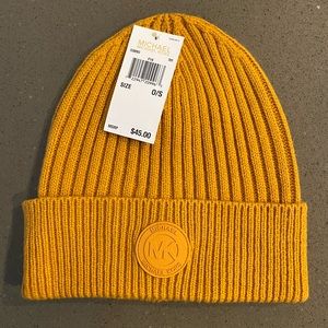 Rib-Cuff Hat with MK Logo